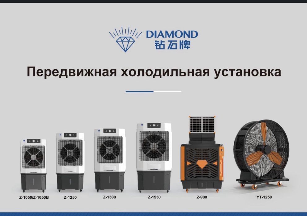 Промышленный охлаждающий Air Cooler  вентилятор + Доставкай