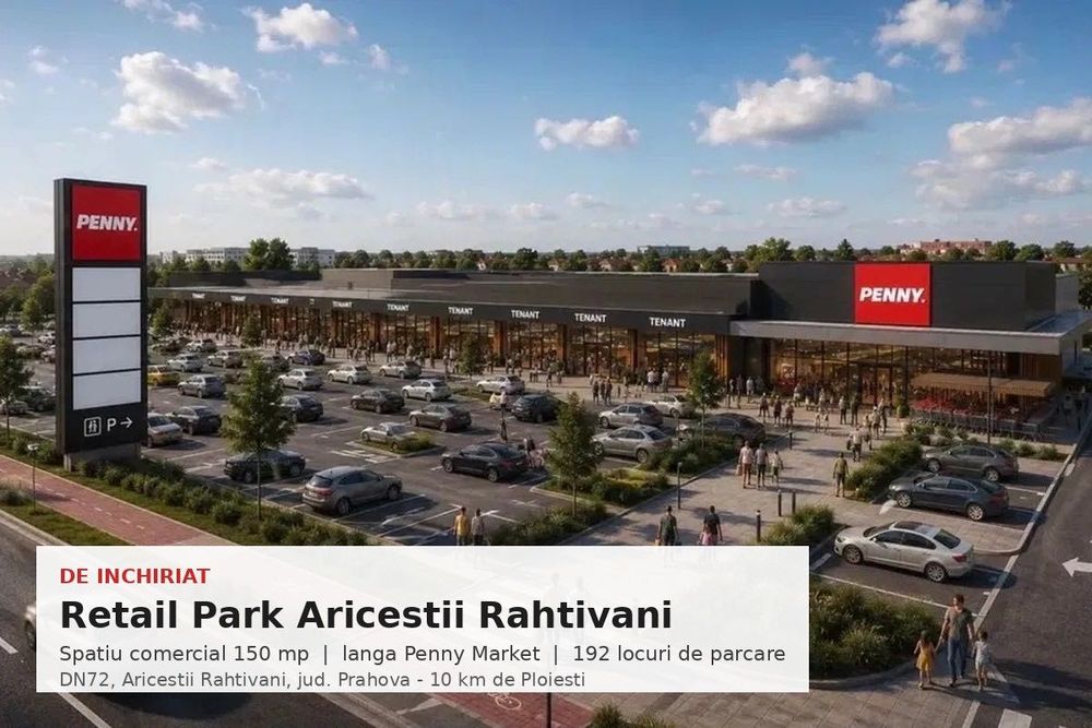 Spatiu comercial 150 mp, Aricestii Rahtivani (DN72), langa Penny