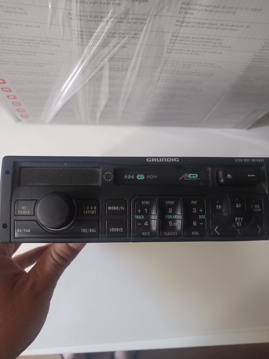 Grundig WKC5100 rds radio casetofon auto retromobil