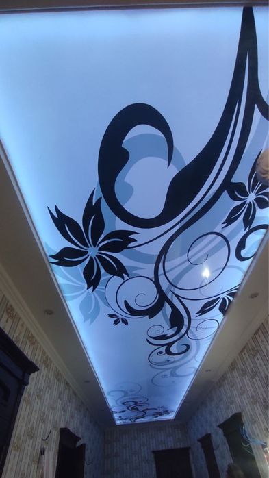 Natijniye potolki 15yil garantiya