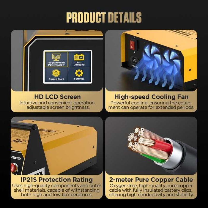 Захранване за програмиране, Jump Starter и Smart зарядно, Autool EM365