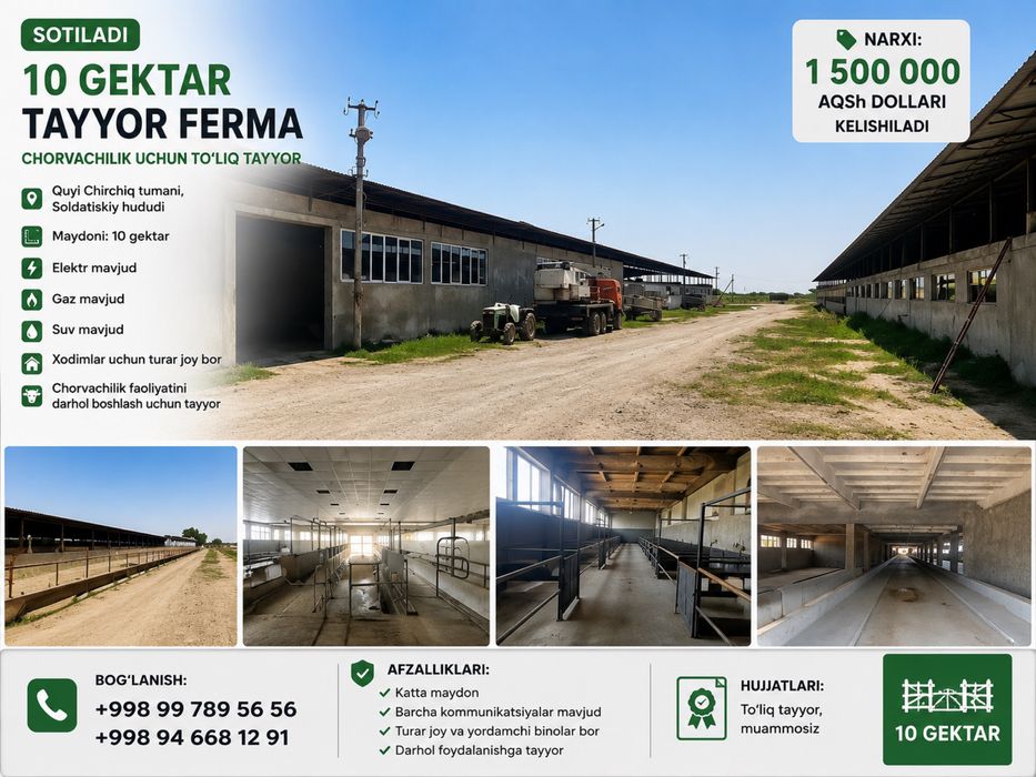 Tayyor sharoitliy ferma