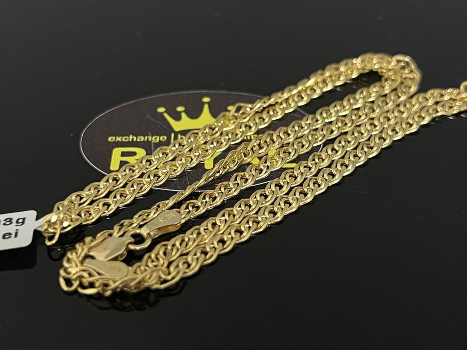 Bijuteria Royal CB: Lant aur barbatesc aur 14k