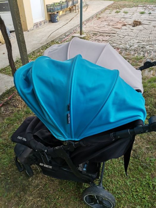 Baby monster easy twin 3s Количка за близнаци