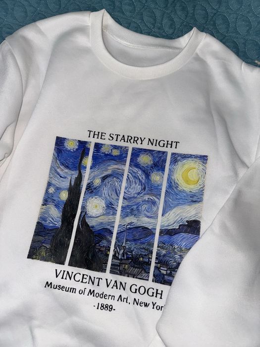 Oversize толстовка с принтом Ван Гога!