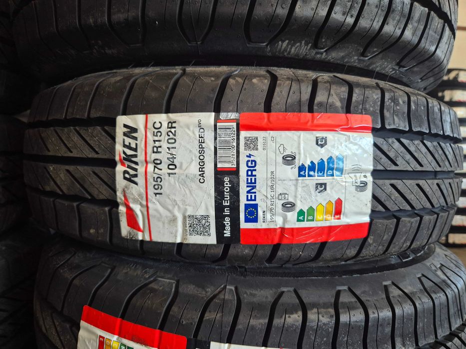 4 Anvelope de VARA - 195/70/15C - RIKEN CARGOSPEED - NOU - DOT 2023 ! SUPER PRET OFERTA !!