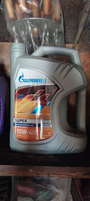 Масло 10w40 газпром