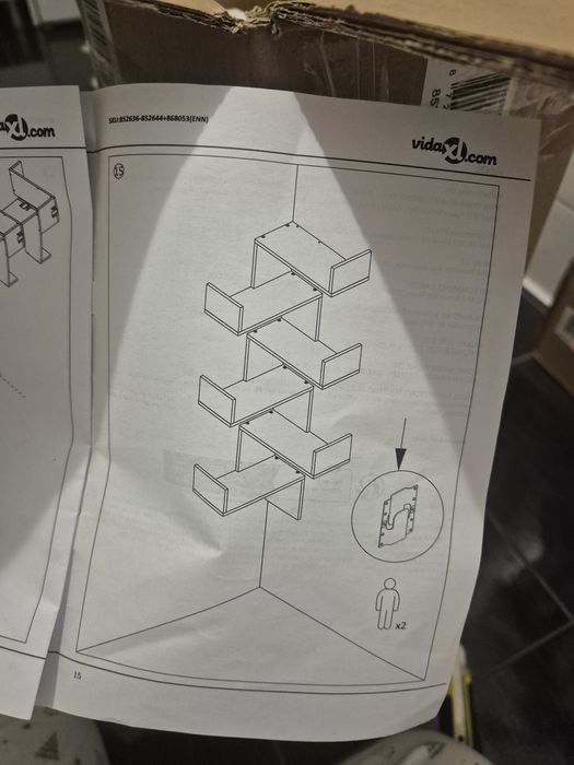 Polite perete pe colt - sigilat