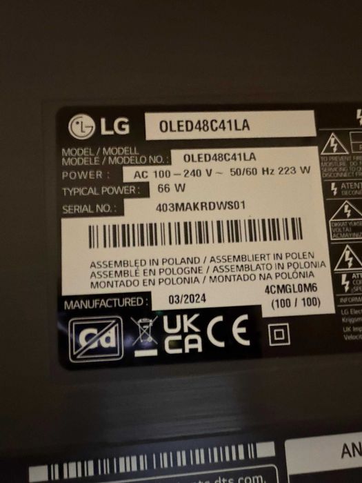 LG oled C4 48 inch