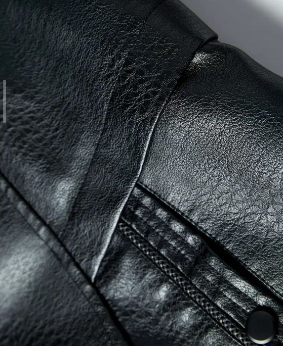 Зимние кожаные куртки для мужчин