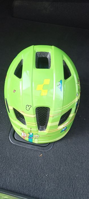 Casca ptr copii CUBE PEBBLE (green friends)