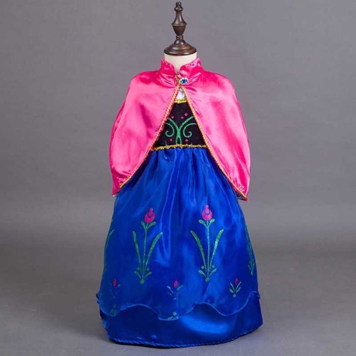 Rochie rochita printesa Anna Frozen NOUA 2,3,4,5,6 ani
