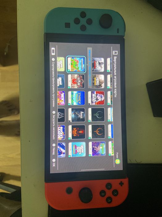 Oled nintendo switch+ огроменейшая библиотека игр
