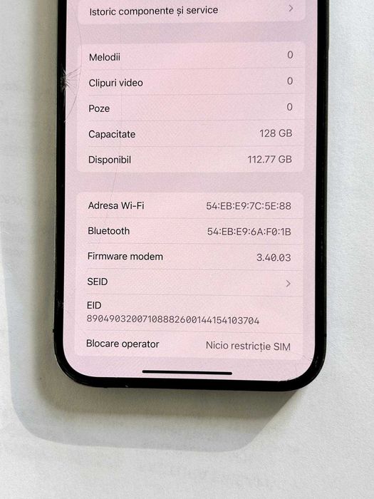 iphone 14 pro max culoare deep purple-violet impecabil 128 gb