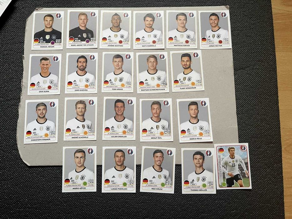 Panini UEFA Euro 2016 Franta- Set Complet