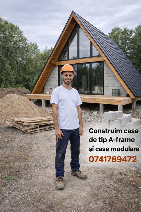 Vand case modulare pe structura metalica