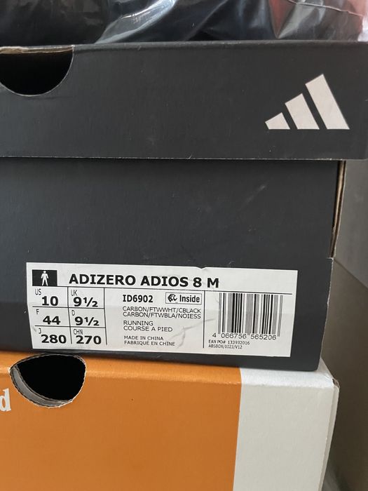 Adidas Adizero Adios 8 M , Nr 44/27 cm Noi !!!