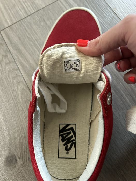 Vans Old Skool Platform Red/White – Mărime 42