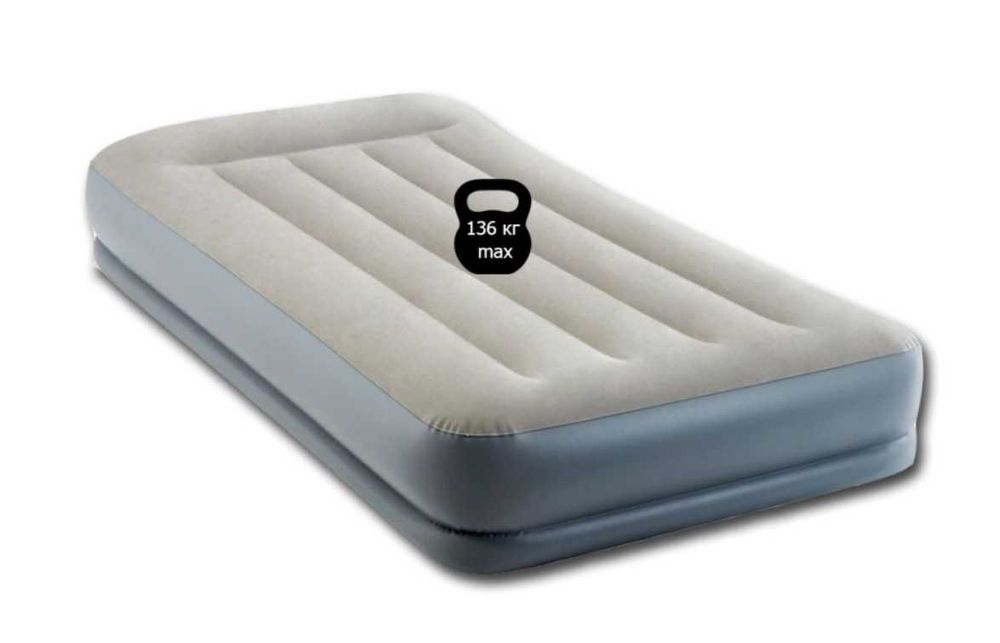 Кровать надувной кроват-191х99х30 см. Intex-64116. Доставка бесплатно