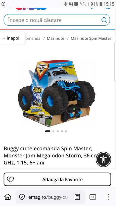 Masina teleghidata Buggy Monster Megalodon