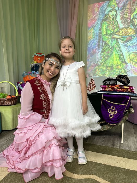 белое платье на девочку 4-6 лет