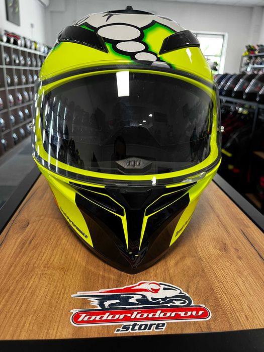 Мото каска за мотор  AGV K3 SV VR46 Missano ,М-L 58  см.,вградени очила