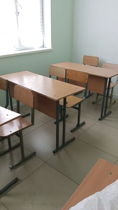Школьный парты шкаф