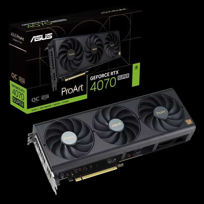 Placa video ASUS RTX 4070 SUPER ProArt OC 12GB 192-bit - in garantie