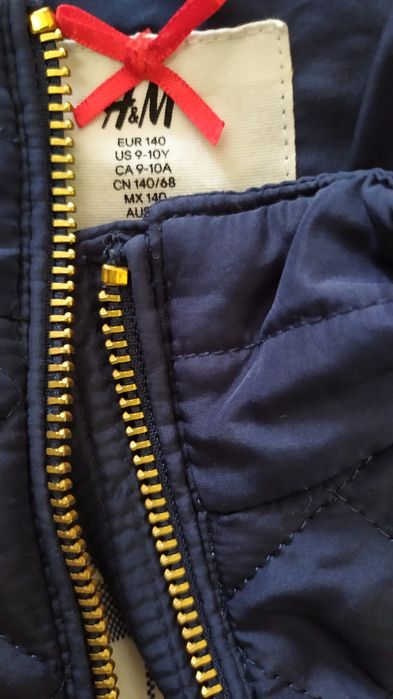 Детско тънко тъмно синьо яке