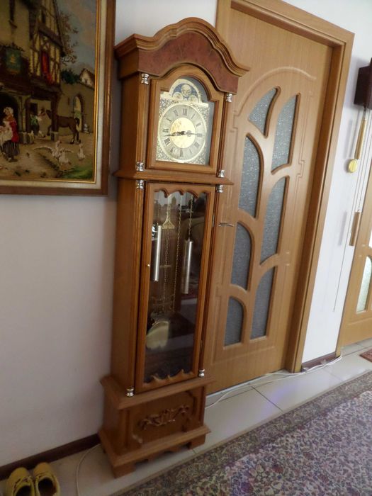 Ceas de podea cu pendulă Meister Anker – Quartz Radio-Controlled (Reglare Automată) Impecabil ,180cm superb