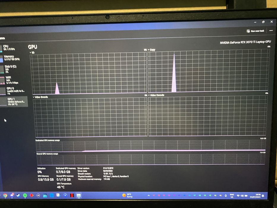 Laptop OMEN 17.3” i7-12700H RTX 3070 Ti