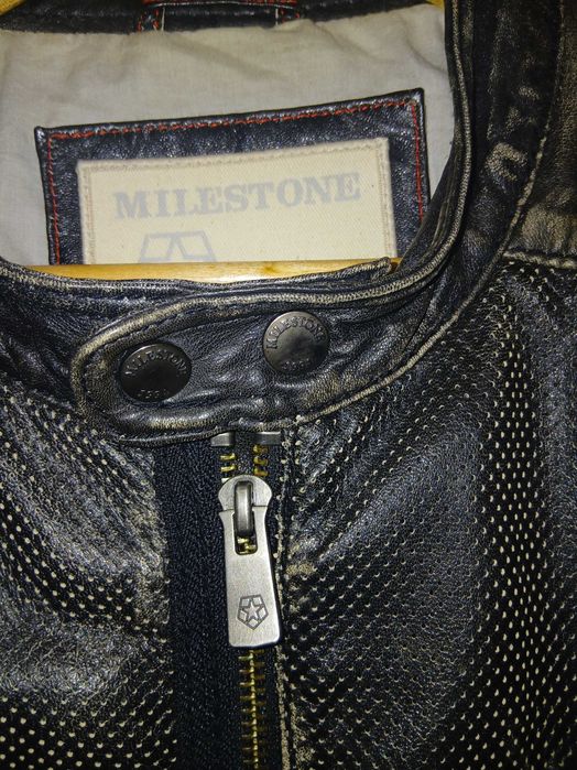 Milestone оригинално мъжко  кожено яке