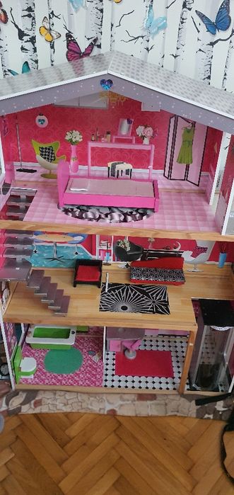 Casa de păpuși, jucări, casa de jucări, casa pentru fetite , casuta