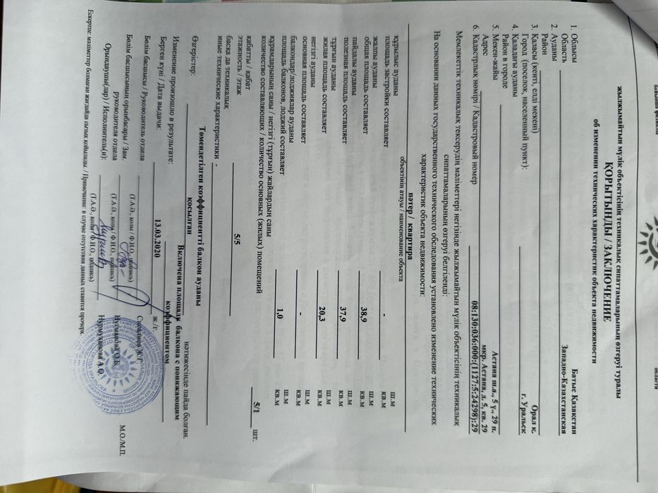 1 комнатная квартира