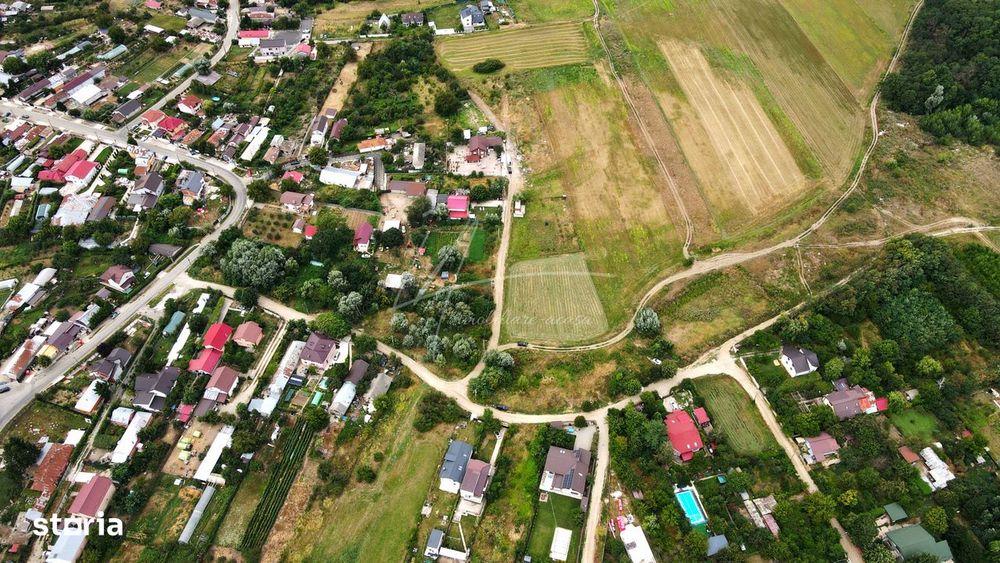 Teren intravilan la Teghes – pozitionare excelenta langa padure