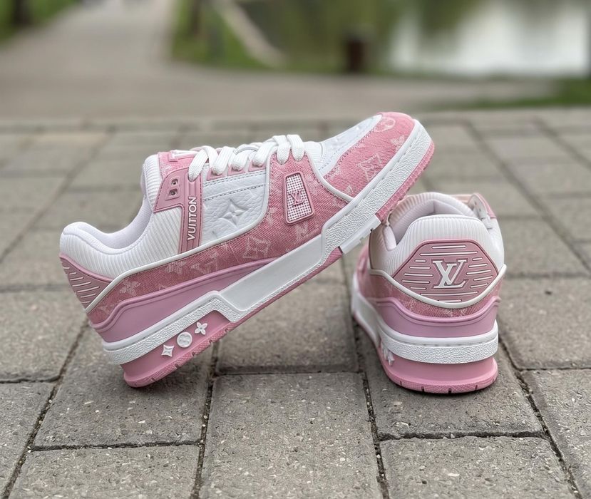 Adidasi LV Trainer Roz Dama - Full Box