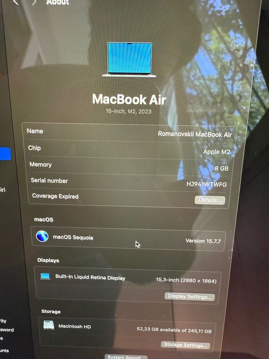 MacBook Air 15 M2