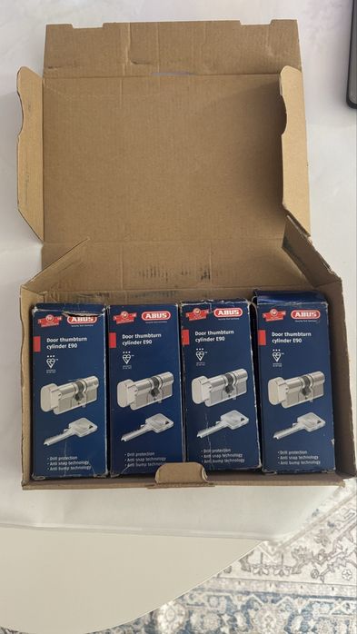 Vand 4 buc Abus cilindru yala usa nivel maxim de securitate 10