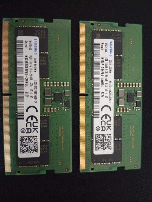 Продам или обменяю. Samsung ddr5  sodimm 16 gb (2x8gb)