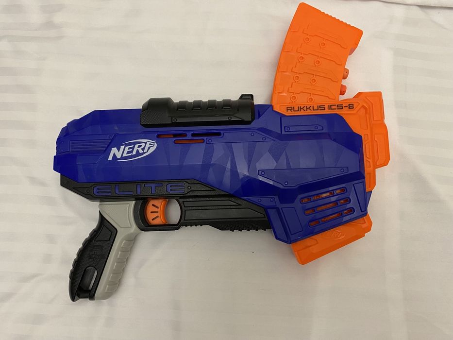 бластер nerf elite rukkus ics-8