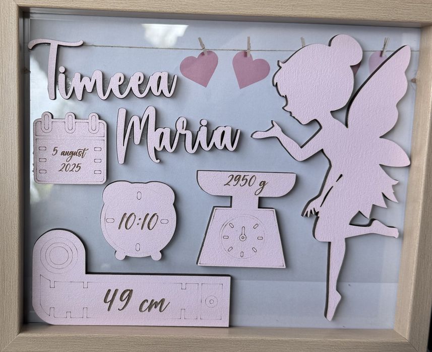 Tablou personalizat nou-nascut