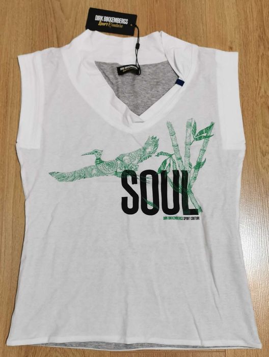 Tricouri dama Dirk Bikkembergs Sport Couture XS noi