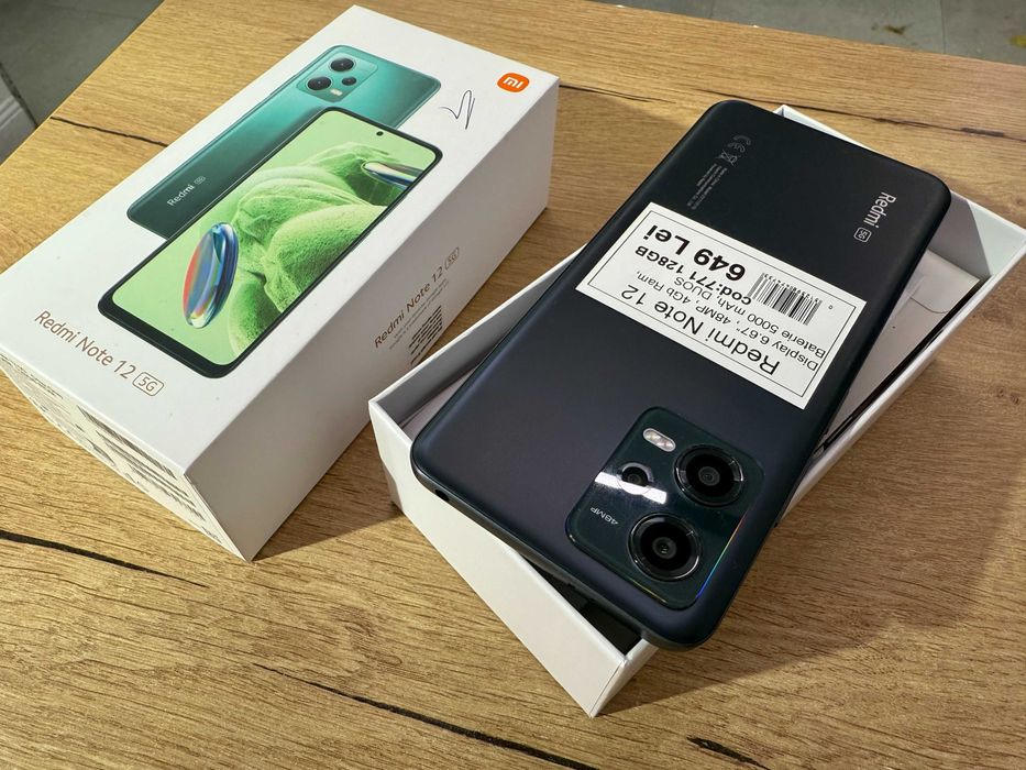 Xiaomi Redmi Note 12 5G 128Gb | Factura & Garantie | Buy-Back |