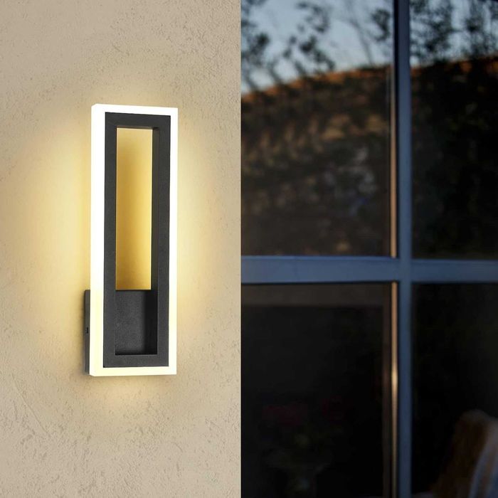 Aplica LED Comely, lumina calda 3000K, aluminiu