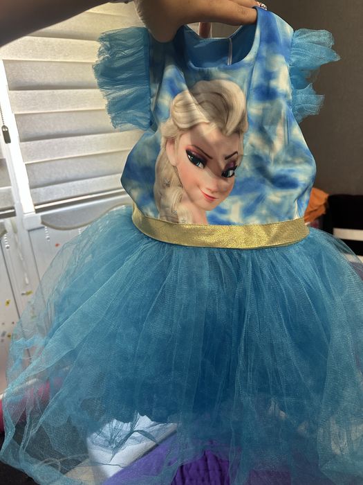 Рокля на Елза-Frozen & Olaf