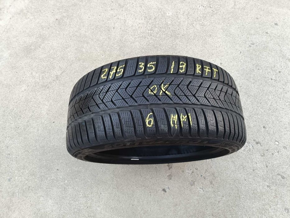 O anvelopa iarna 275 35 19 pirelli sottozero 3 run flat profil de 6 mm