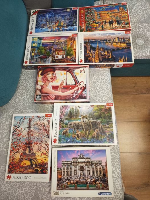 Пъзели 500, 1000,1500 и 2000 части