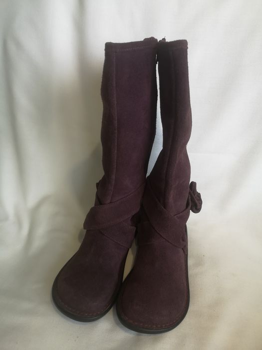 Kickers, ботуши естествен велур, номер 36