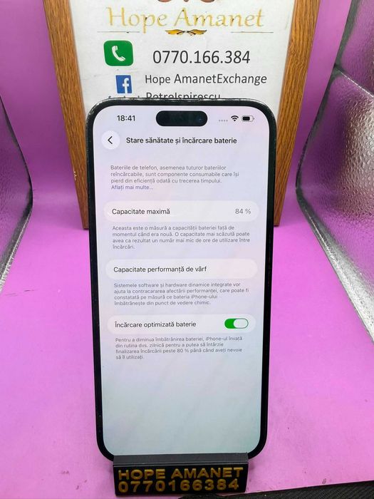 HOPE AMANET P2-Iphone 14 pro max 256 GB/84 % BAT