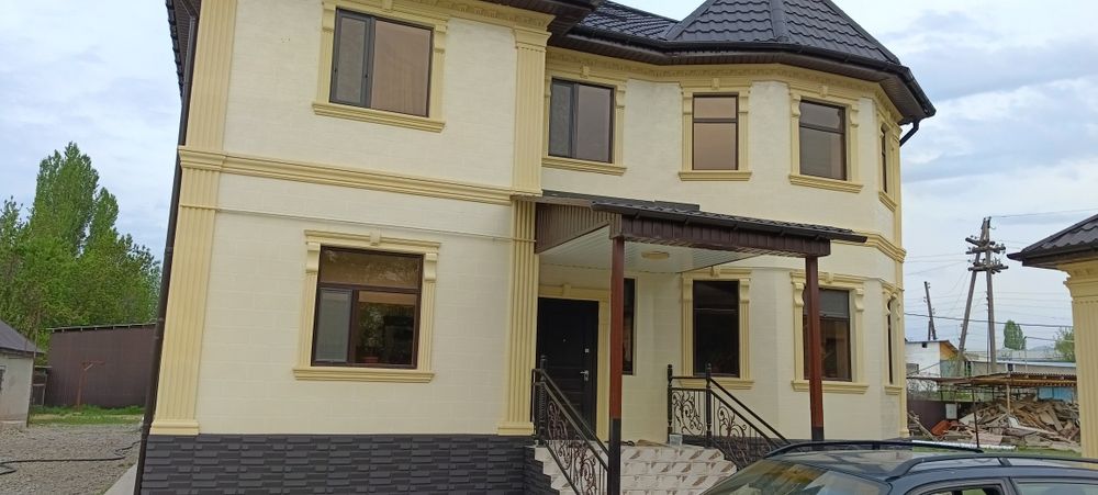 Жидкий травертин полифасад